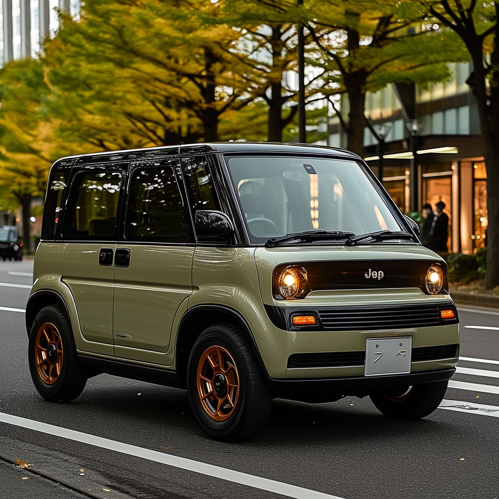 Imagined Jeep Kei car