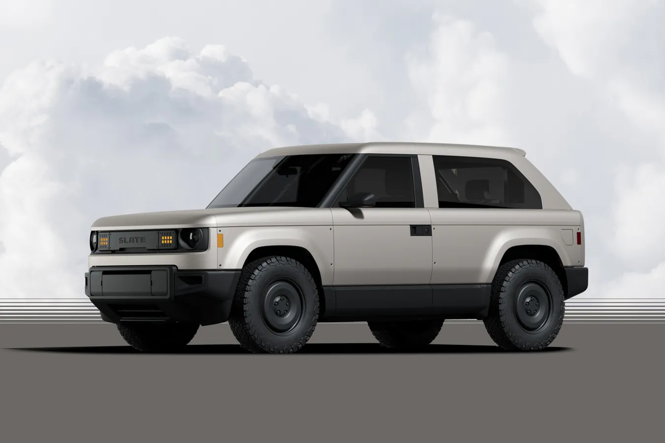Slate Truck Mockup